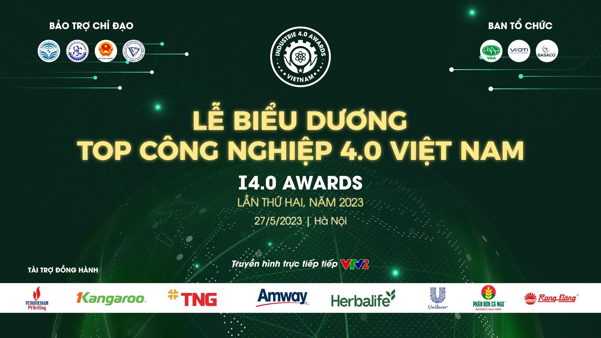 Vinh danh 65 đơn vị, doanh nghiệp tại TOP Công nghiệp 4.0 Việt Nam – I4.0 Awards năm 2023 